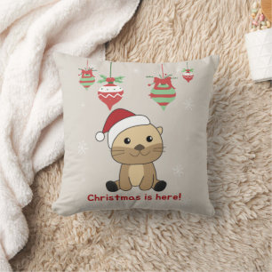 Otter Throw Pi Kussen