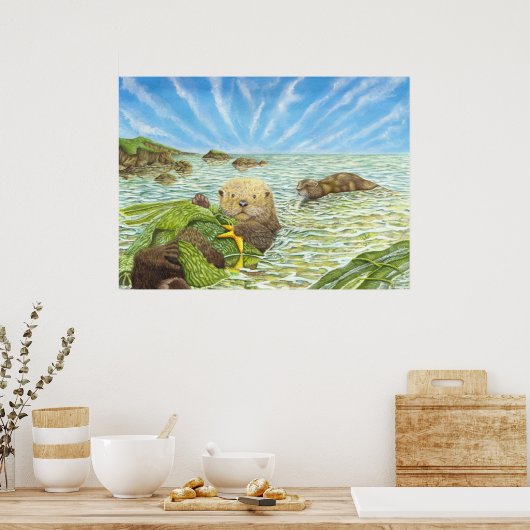 Otter Tide Poster (Keuken)
