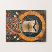 Otter Totem – Speelse Deco Geest Legpuzzel (Horizontaal)
