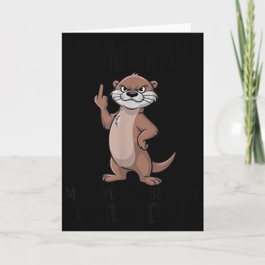 Otter Twinkle Kleine Verrader Pas Op Voor Je Eigen Kaart (Voorkant)