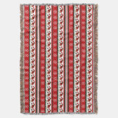 Otter Ugly Christmas Sweater Pattern Deken (Voorkant Verticaal)