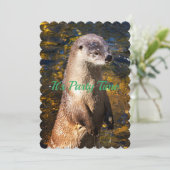 Otter Uitnodiging (Staand voorkant)