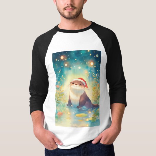 Otter Vakantie Gloed T-shirt (Voorkant)