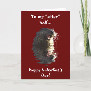 OTTER VALENTIJNSDAG KAART