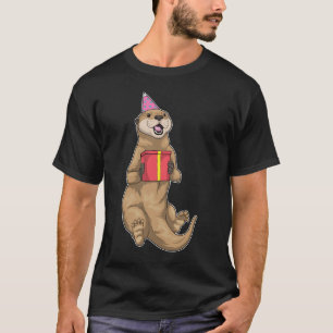Otter Verjaardagsfeestje pet T-shirt