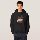 Otter Vintage Retro Classic Animal Hoodie (Voorkant volledig)