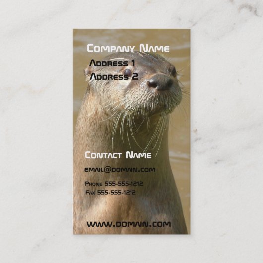 Otter Visitekaartje (Voorkant)