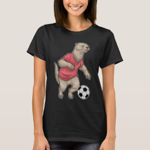 Otter Voetballer Voetbal Sporten T-shirt