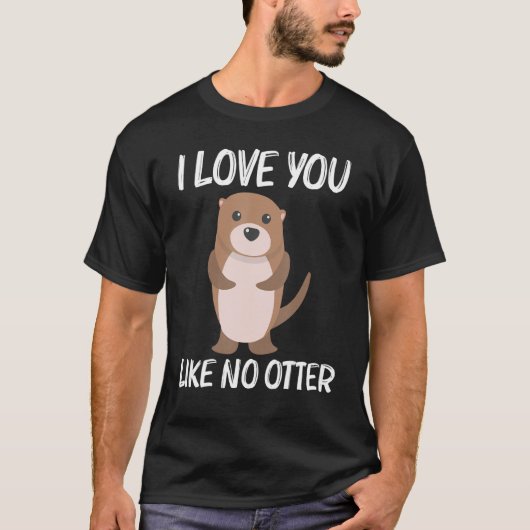 Otter voor vrouwen Aquatic Pup Weasel River Anima T-shirt (Voorkant)