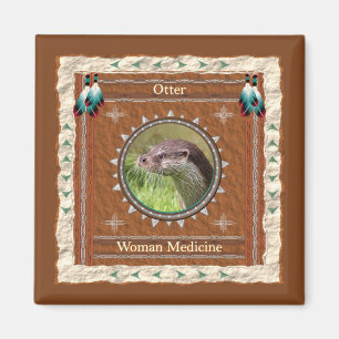 Otter Vrouw Medicijn Energie Magneet