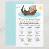 Otter Wat zit er in je baby shower met handtas (Voorkant / Achterkant)