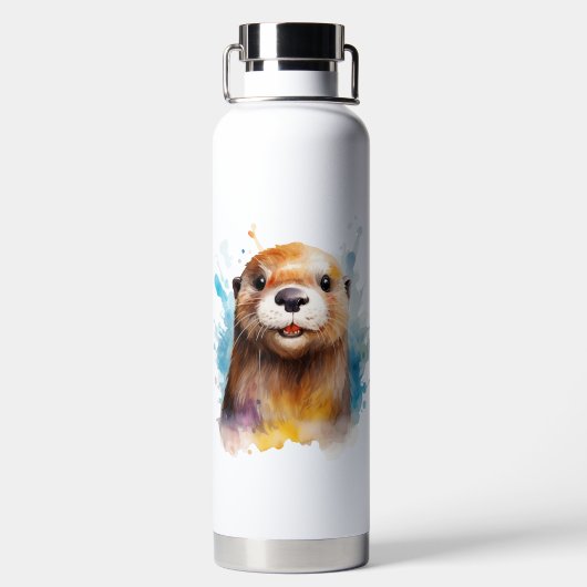 otter waterfles (Achterkant)