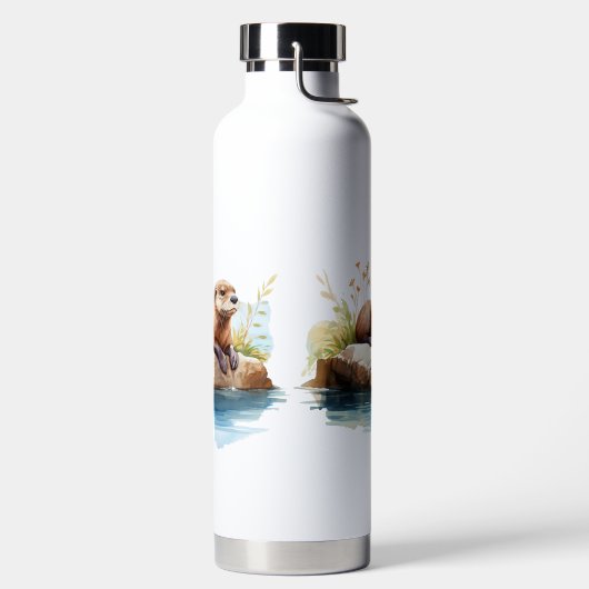 otter waterfles (Links)