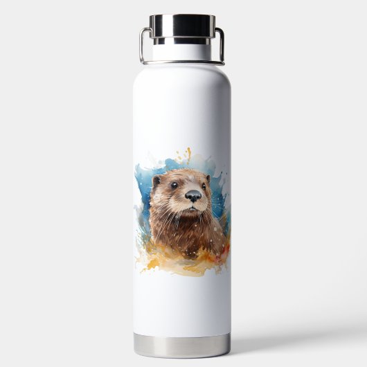 otter waterfles (Achterkant)