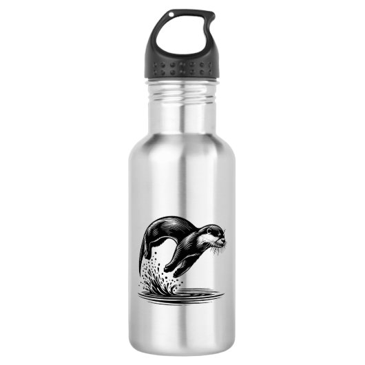 Otter  waterfles  (Voorkant)
