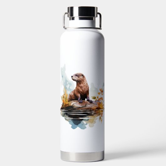 otter waterfles (Achterkant)