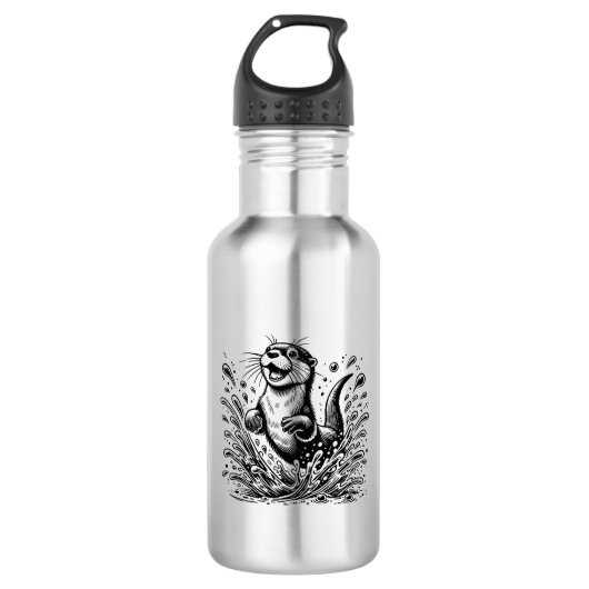 Otter  waterfles  (Voorkant)