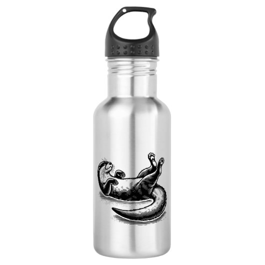 Otter  waterfles  (Voorkant)