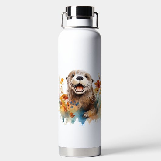 otter waterfles (Achterkant)