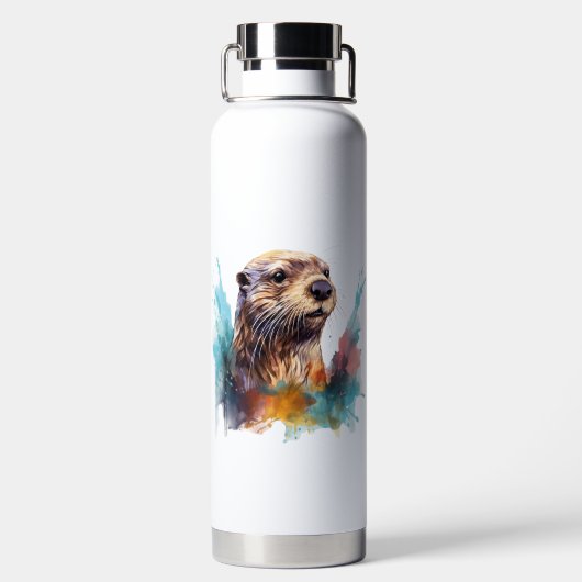 otter waterfles (Achterkant)