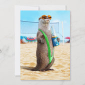 Otter Wearing Mankini Kaart (Voorkant)