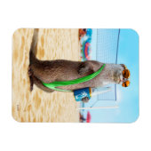 Otter Wearing Mankini Magneet (Horizontaal)