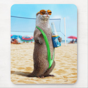 Otter Wearing Mankini Muismat