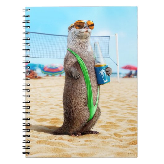 Otter Wearing Mankini Notitieboek (Voorkant)
