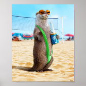 Otter Wearing Mankini Poster (Voorkant)