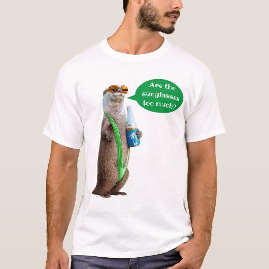 Otter Wearing Mankini T-shirt (Voorkant)