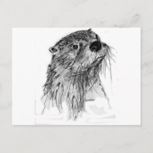 Otter Whiskers Briefkaart
