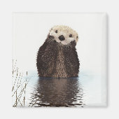 Otter Wildlife Image Magneet (Voorkant)