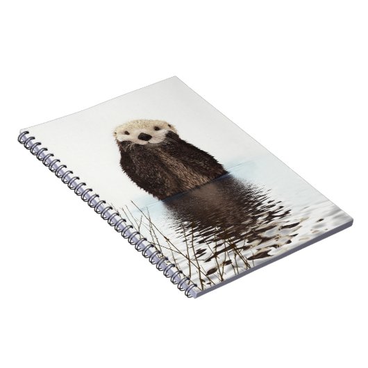 Otter Wildlife Image Notitieboek (Rechterzijde)