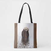 Otter Wildlife Image Tote Bag (Voorkant)