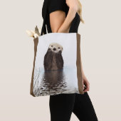 Otter Wildlife Image Tote Bag (Dichtbij)