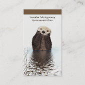 Otter Wildlife Image Visitekaartje (Voorkant)