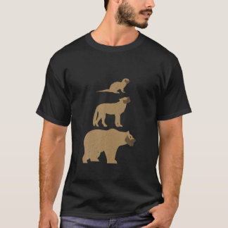 Otter Wolf Beer Gay Slang LGBT Pride T-shirt