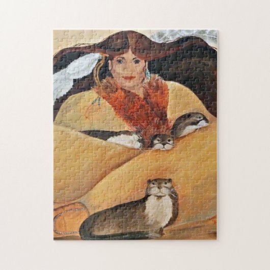Otter Woman Puzzle Legpuzzel (Verticaal)