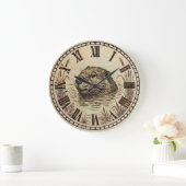 Otter Wooden Wall Clock Grote Klok (Huis)