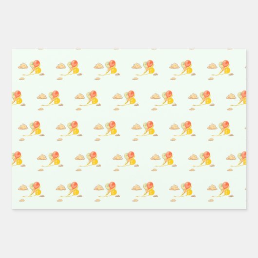 Otter Wrapping Paper Flat Sheet Set 3 (Voorkant 2)