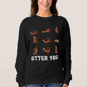 Otter Yoga Houden Meditatie Workout Oefening Fitne Trui