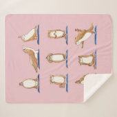 Otter Yoga Waterverf Sherpa Deken (Voorkant (horizontaal))