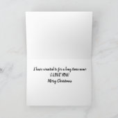 OTTER ZOU MOETEN ZEGGEN *** IK HOU VAN JE *** MET FEESTDAGEN KAART (Binnen)