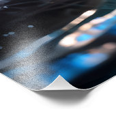 Otter Zwemt Foto Afdruk (Hoek)