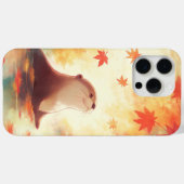Otterblik onder vallende bladeren Case-Mate iPhone case (Achterkant (horizontaal))