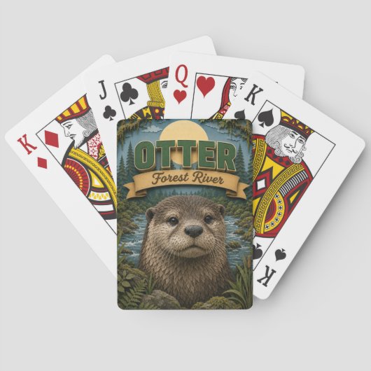 Otterbos Rivier POPCUT Pokerkaarten (Achterkant)
