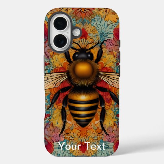OtterBox Bee Patten Design Case-Mate iPhone Case (Achterkant)