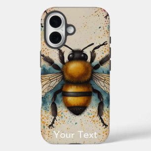 OtterBox Bee Patten Design iPhone 16 Hoesje