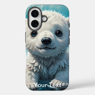 Otterbox Beer pup zittend op een ijsberg wildlife iPhone 16 Hoesje