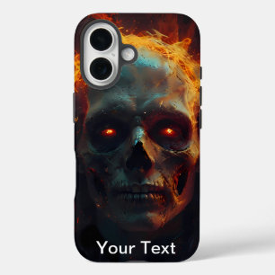 Otterbox Inferno Skull: De eeuwige vlam iPhone 16 Hoesje